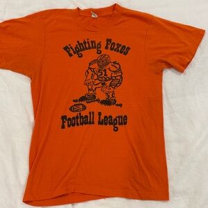 Orange Graphic Tee - Fighting Foxes Football League